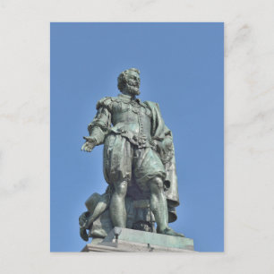 Statue of Peter Paul Rubens in Antwerp Postcard