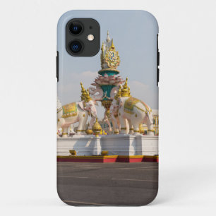 Statue of pink elephants Bangkok Thailand Case-Mate iPhone Case