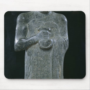 Statue of Prince Gudea, c.2150 BC Mouse Pad