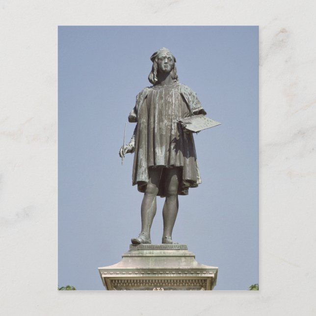 Statue of Raphael Sanzio of Urbino, 1897 Postcard (Front)