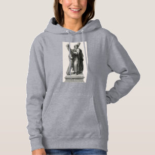 Statue of Saint Andrew Apostle with cross Hoodie