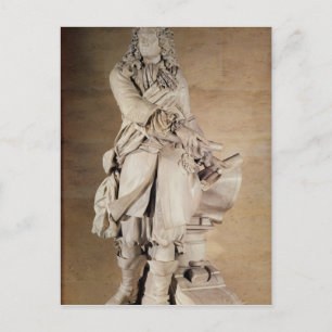 Statue of Sebastien Le Prestre de Vauban  1785 Postcard