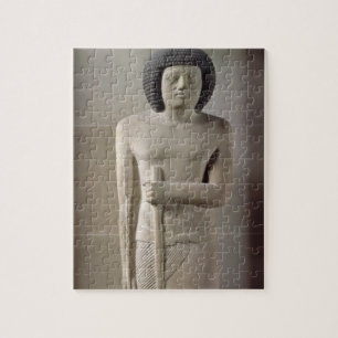 Statue of Sepa, Old Kingdom (painted limestone) Jigsaw Puzzle