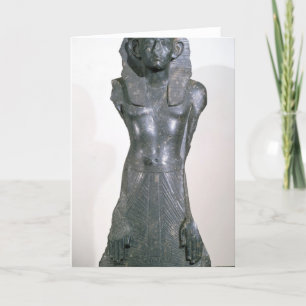 Statue of Sesostris III  in middle age Card