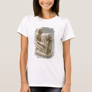 Statue of Setau presenting the cobra goddess Nekhb T-Shirt