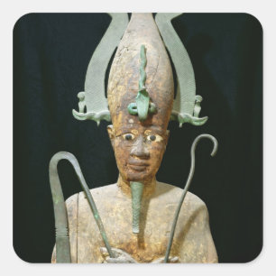 Statue of the Cult of Osiris Square Sticker