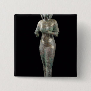Statue of the Divine Adoratress Karomama 15 Cm Square Badge