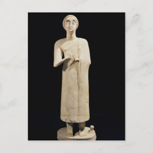 Statue of the Great Goddess, from Tell Asmar Postcard