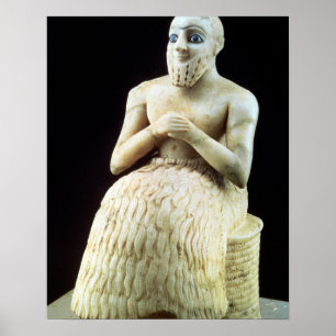 Statue of the official Ebih-Il, from the Temple of Poster