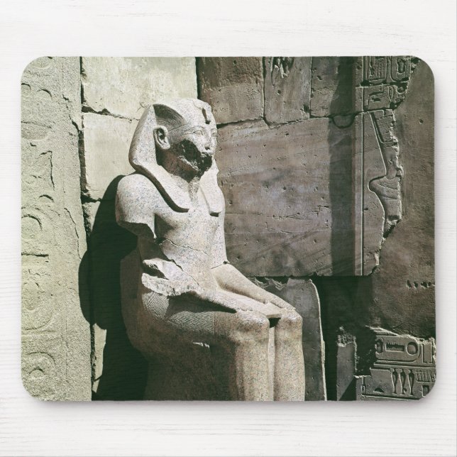 Statue of Tuthmosis III  New Kingdom Mouse Pad (Front)
