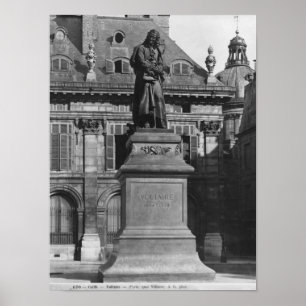 Statue of Voltaire Poster