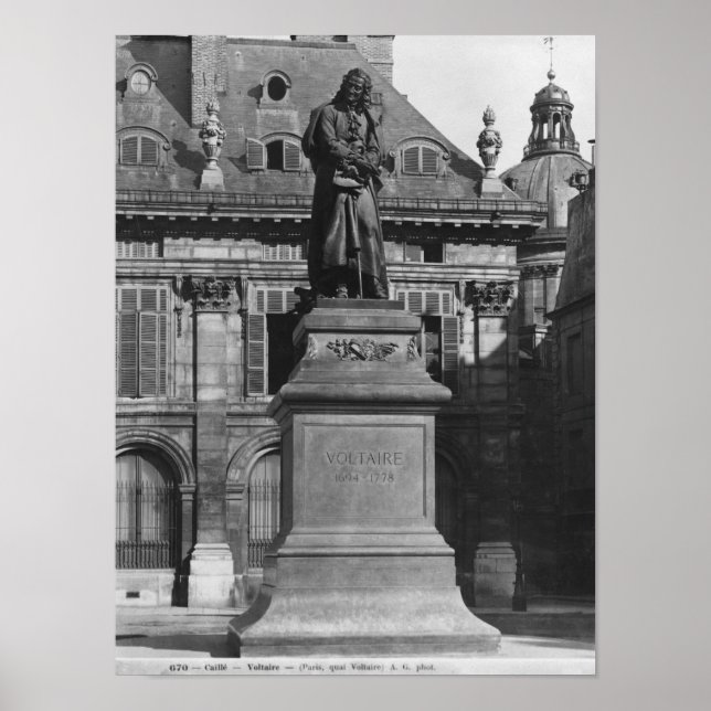 Statue of Voltaire Poster (Front)