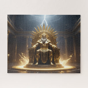 Statue of Zeus at Olympia as seen by Ai Jigsaw Puzzle