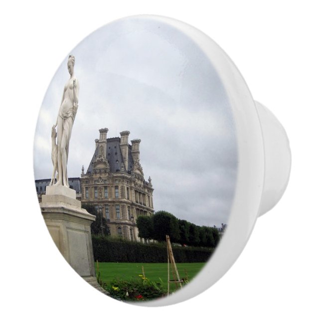 Statue on the Louvre Grounds - knob (Right)