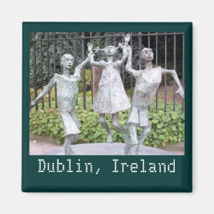 Statues of Dublin, Ireland Magnet