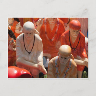 Statues of Sai Baba Postcard