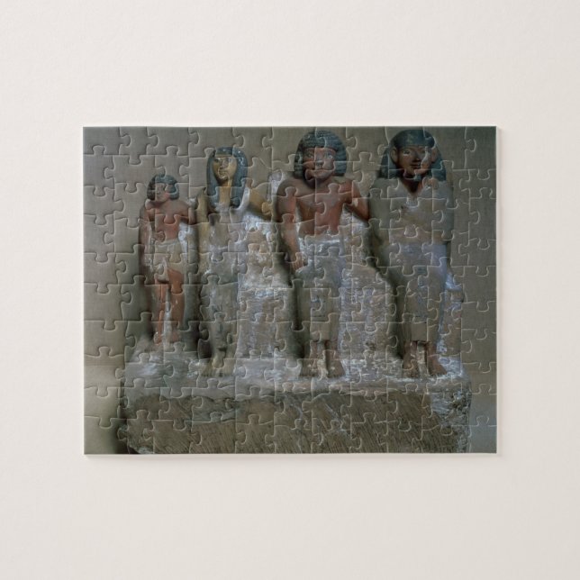 Statuette of a family group (pigment on chalk) jigsaw puzzle (Horizontal)