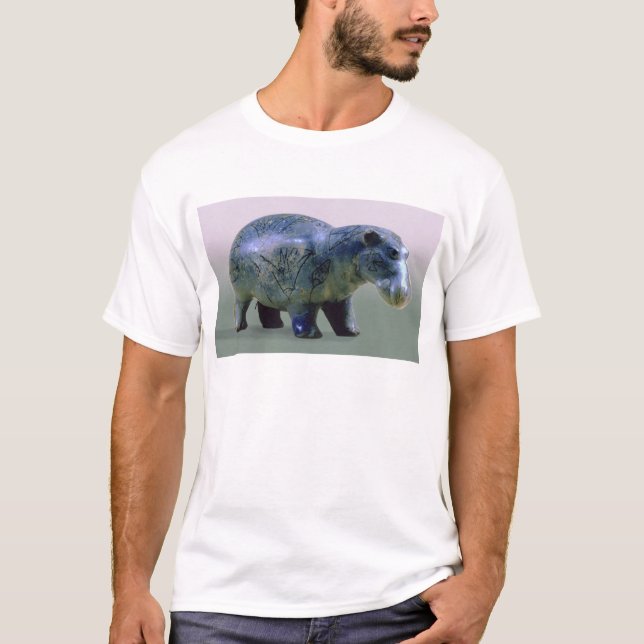 Statuette of a hippopotamus T-Shirt (Front)