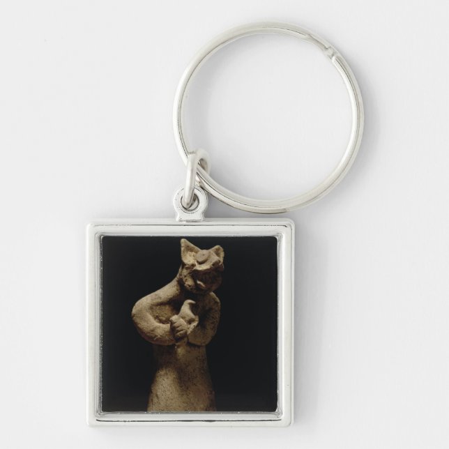 Statuette of a Lion-Headed Demon, Mesopotamia, c.5 Key Ring (Front)