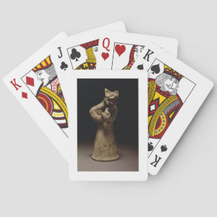 Statuette of a Lion-Headed Demon, Mesopotamia, c.5 Playing Cards