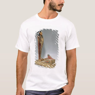 Statuette of Osiris of Iahmes (painted wood) T-Shirt