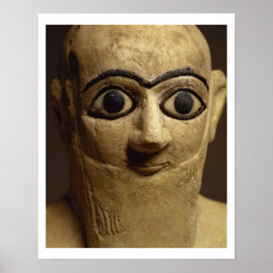 Statuette of the official or steward Ebih-Il worsh Poster