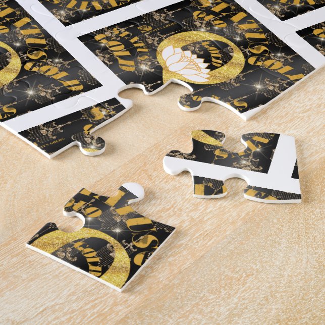 ©STATUS QUO GOLD" Status Collection© by Peafdove©  Jigsaw Puzzle (Side)