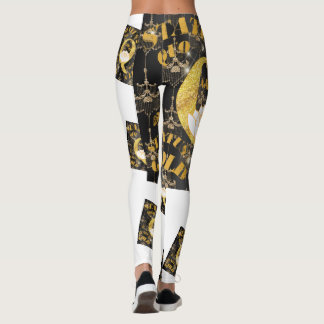 STATUS QUO GOLD -Status Collection© by Peafdove©  Leggings