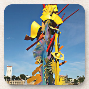 Statute Tribute to Volunteerism Coaster