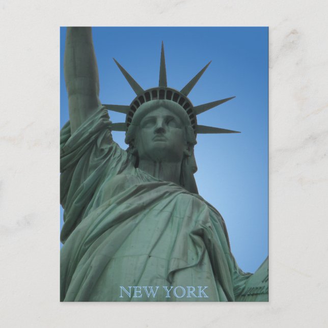 Staue of Liberty Postcard Custom New York Postcard (Front)