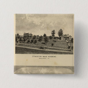 Staunton Male Academy 15 Cm Square Badge