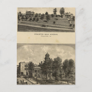 Staunton Male Academy Postcard