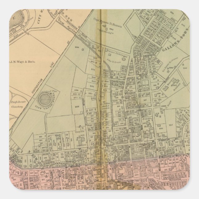 Staunton Square Sticker (Front)