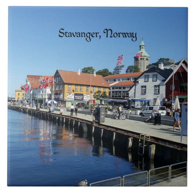 Stavanger, Norway scenic photo Tile (Front)
