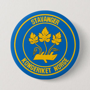 Stavanger Round Emblem 7.5 Cm Round Badge