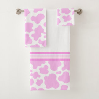 Stawberry Milk Cow Bath Towel Set