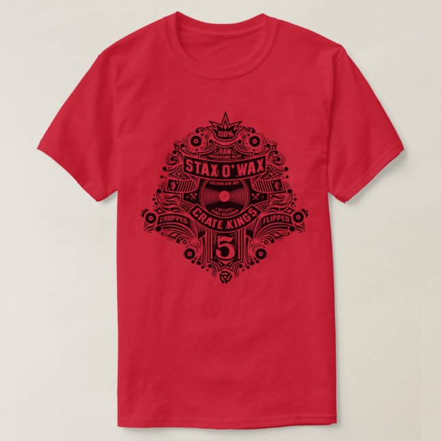 Stax O Wax T-Shirt (Design Front)