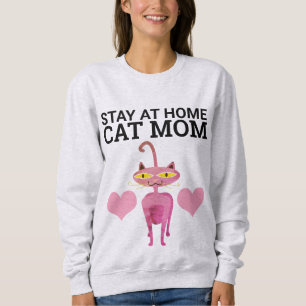 STAY AT HOME CAT MOM T-Shirts