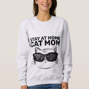 STAY AT HOME CAT MOM T-SHIRTS