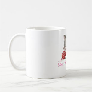 stay at home cat mum coffee mug