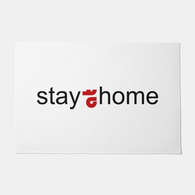 Stay at home doormat (Front)