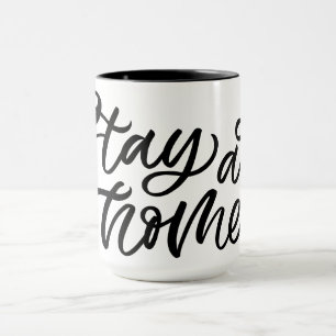 Stay At Home Fancy Font Mug