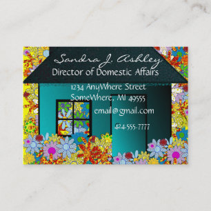 Stay At Home Mum-change background Calling Card