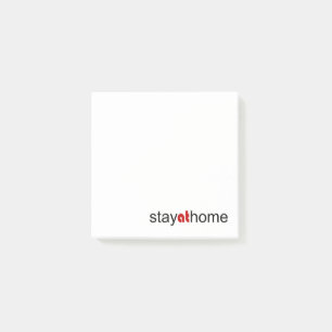 Stay at home post-it notes