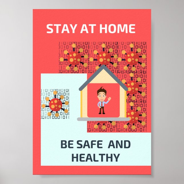 Stay at home poster (Front)