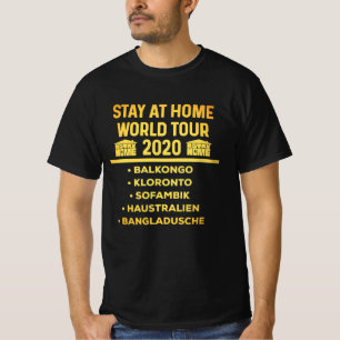 Stay At Home stayathome 2020 Virus survivor T-Shirt