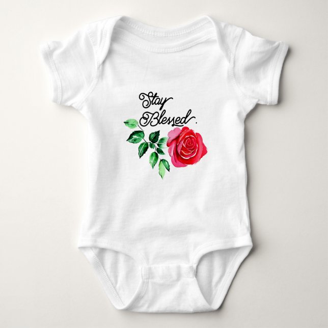 Stay blessed baby bodysuit (Front)