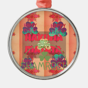 Stay Blessed Happy Saint Patrick's Day Hakuna Mata Metal Tree Decoration