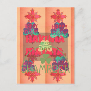 Stay Blessed Happy Saint Patrick's Day Hakuna Mata Postcard