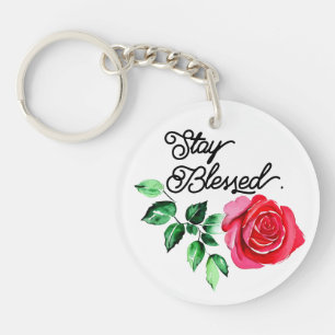 Stay blessed  key ring